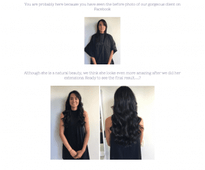 Hair Extensions Transformation